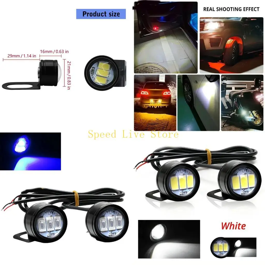 547C High Brightness LED Daytime Running Light 12V for All Car & Motorcycle Models