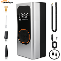 Fast & Easy Tire Inflation - Portable 150PSI Wireless Car Air Pump with Dual Power Options