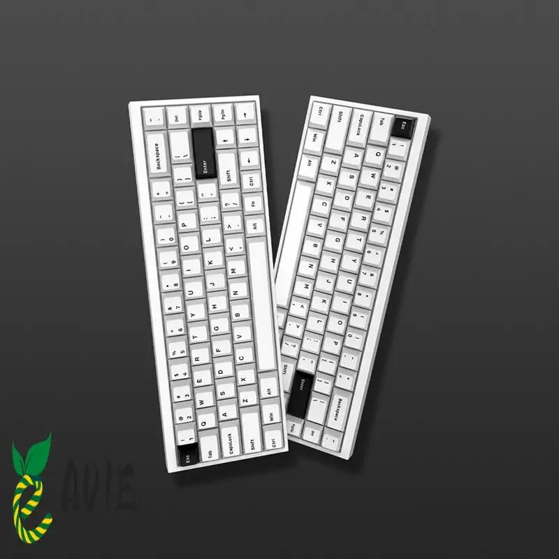 

168-клавишный большой набор двухцветных колпачков для клавиш с высоким содержанием износа из ПБТ, набор колпачков для намотки механической клавиатуры
