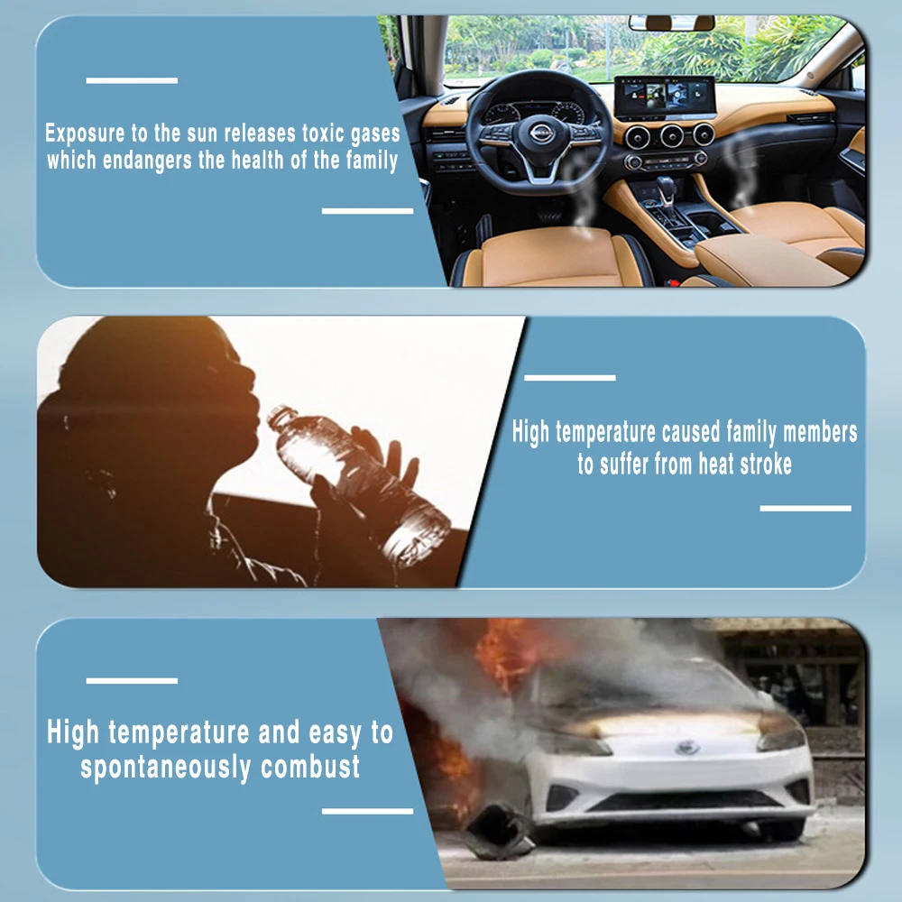 Car Sun Visor Front Windshield Sunshade Heat Insulation Summer Cooling Auto Accessories Foldable For Honda Fit GK3 GK4 2014~2020 view 5