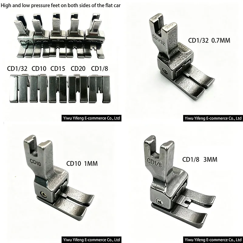 Prensatelas de Alta y Baja Presión Serie CD10 CD15, Prensatelas de Acero para Máquinas de Coser Industriales, Prensatelas para Máquinas de Coser Brother Juki