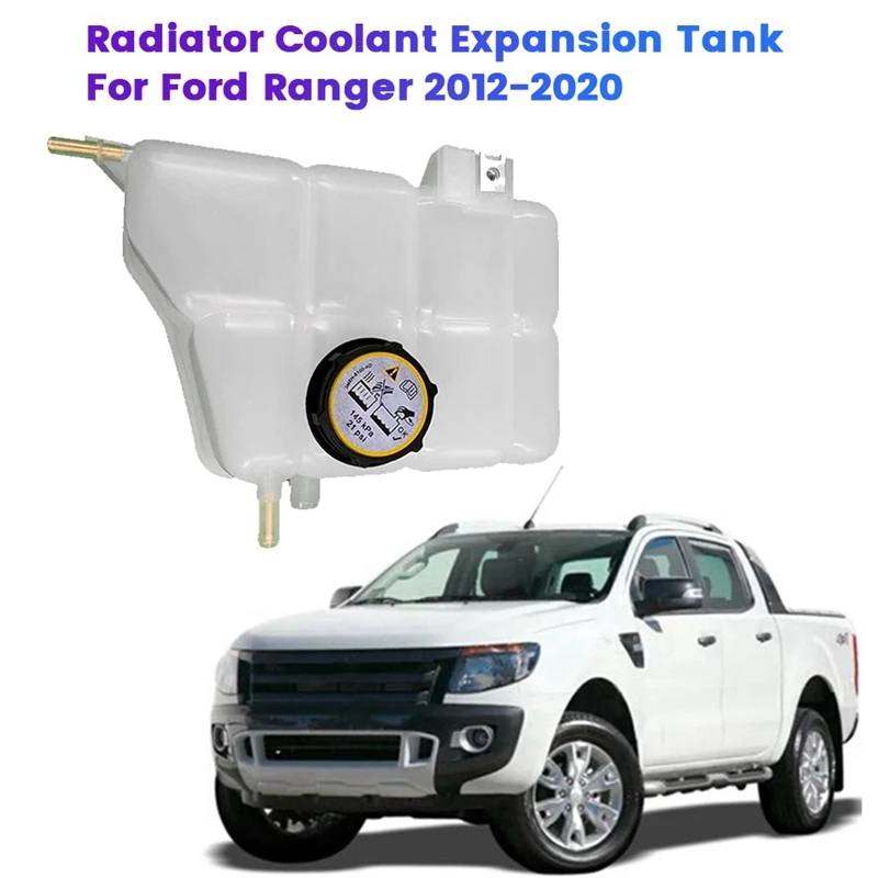 AB39-8K218-AA Car Radiator Coolant Expansion Tank With Cap Iron Clamp Copper Pipe For Ford Ranger 2012-2020 AB39-8K089AA