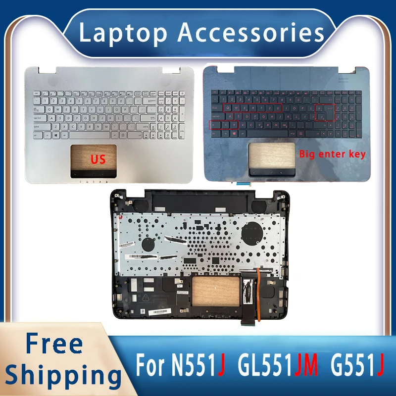 

New For Asus N551J G551J GL551JM;Replacemen Laptop Accessories Keyboard