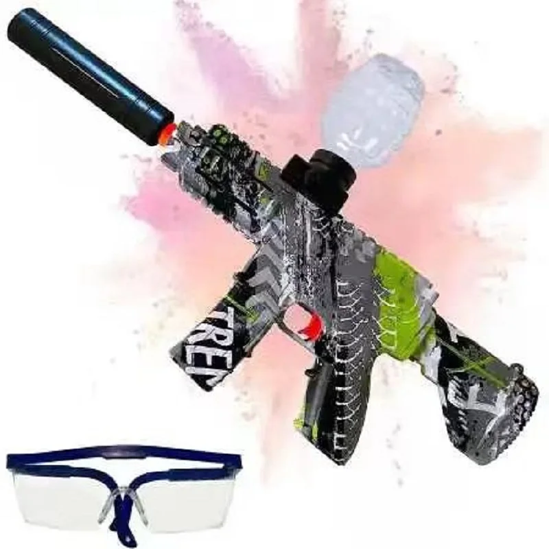 Electric Gun Toy Continuous Automatic Water Bullet Airsoft Guns Pistol Splatter Weapon Outdoor Game Cs Toy Guns For Adults Kids