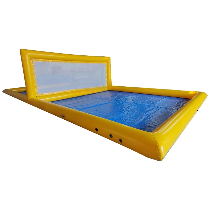 

Customized outdoor summer commercial adult beach swimming pool inflatable volleyball court portable inflatable tennis court