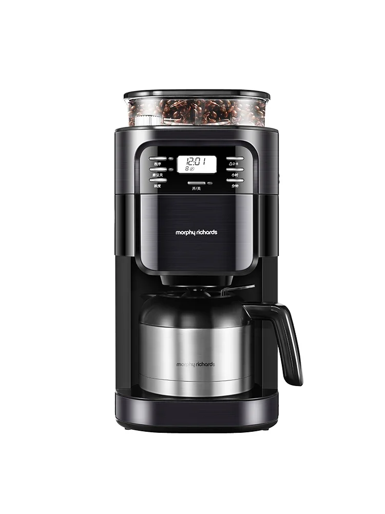 220V Fully Automatic Coffee Maker for Home & Commercial Use with Built-in Grinder