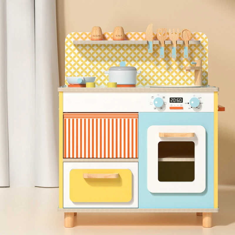 

Diy Монтессори деревянные имитация детских кухонных кастрюль, набор аксессуаров, кукольный домик, миниатюры, социальные игры, игрушки для девочек, подарок