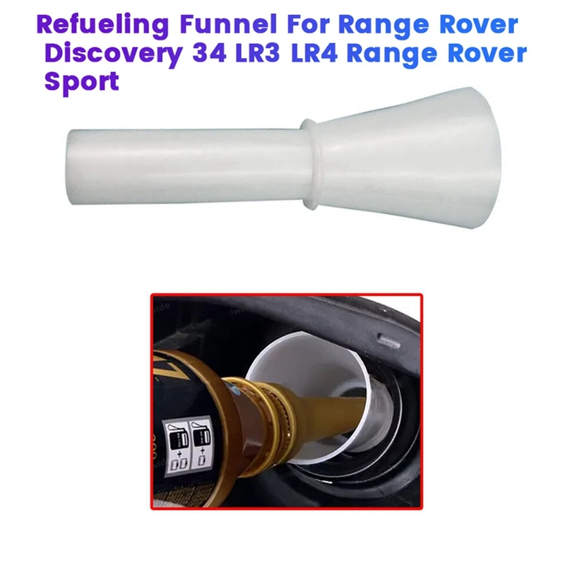 Car Fuel Filler Refueling Funnel LR073691 1681668 For Range Rover Discovery 3/4 LR3 LR4 Range Rover Sport 2010-2023