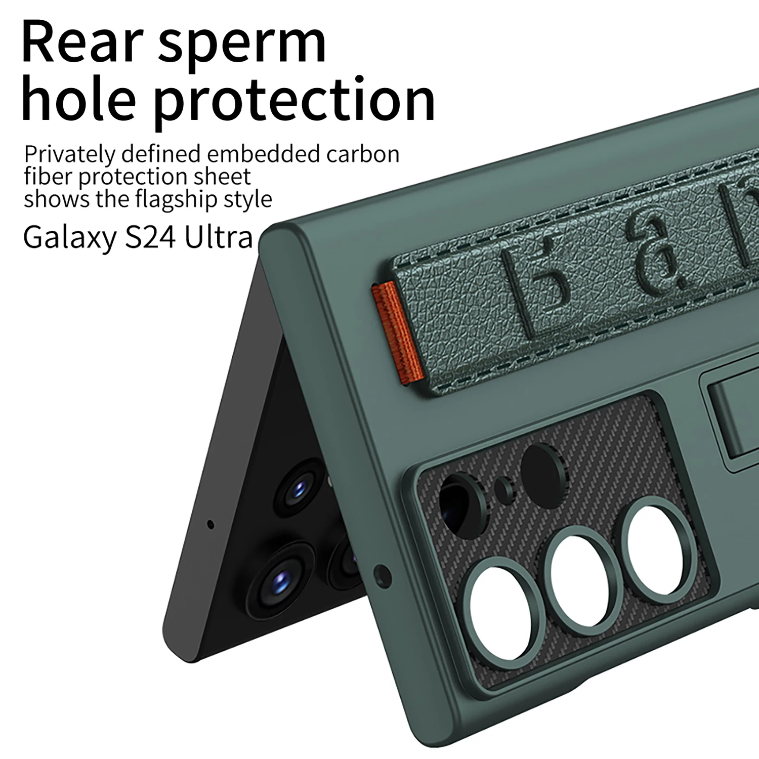 Etui na Samsung Galaxy S26 S25 S24 S23 Ultra, przyjazne dla skóry, matowe, z uchwytem, paskiem na nadgarstek, odporne na wstrząsy, twarde etui ochronne, akcesoria. — zdjęcie produktu 5