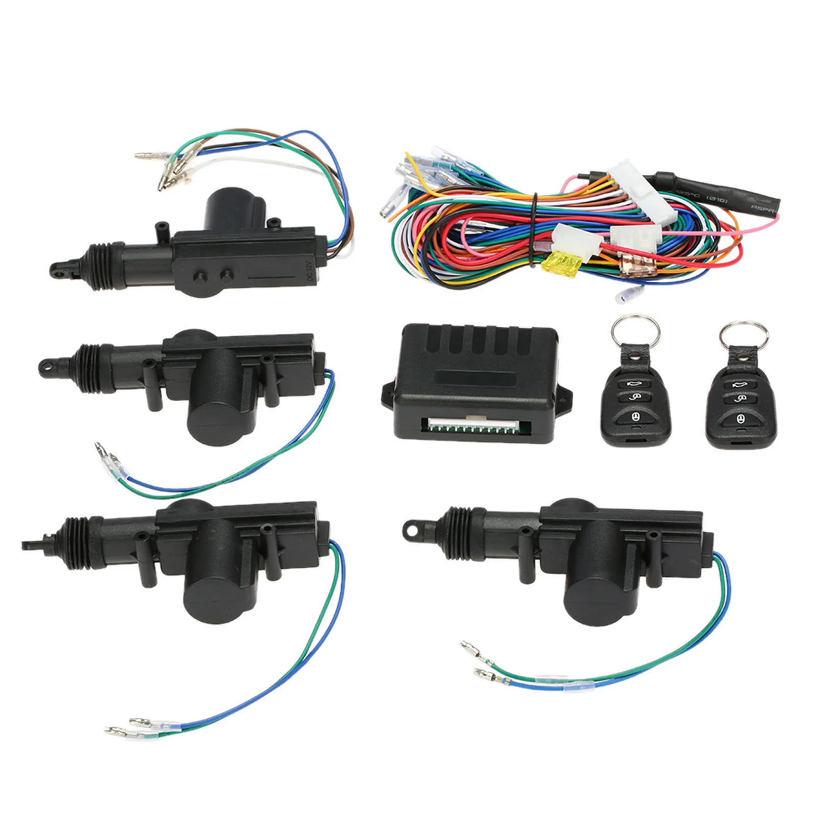 

Universal Car Door Lock Keyless Entry System Remote Central Control Locking Kit with Trunk Release Button Automobile Accessories