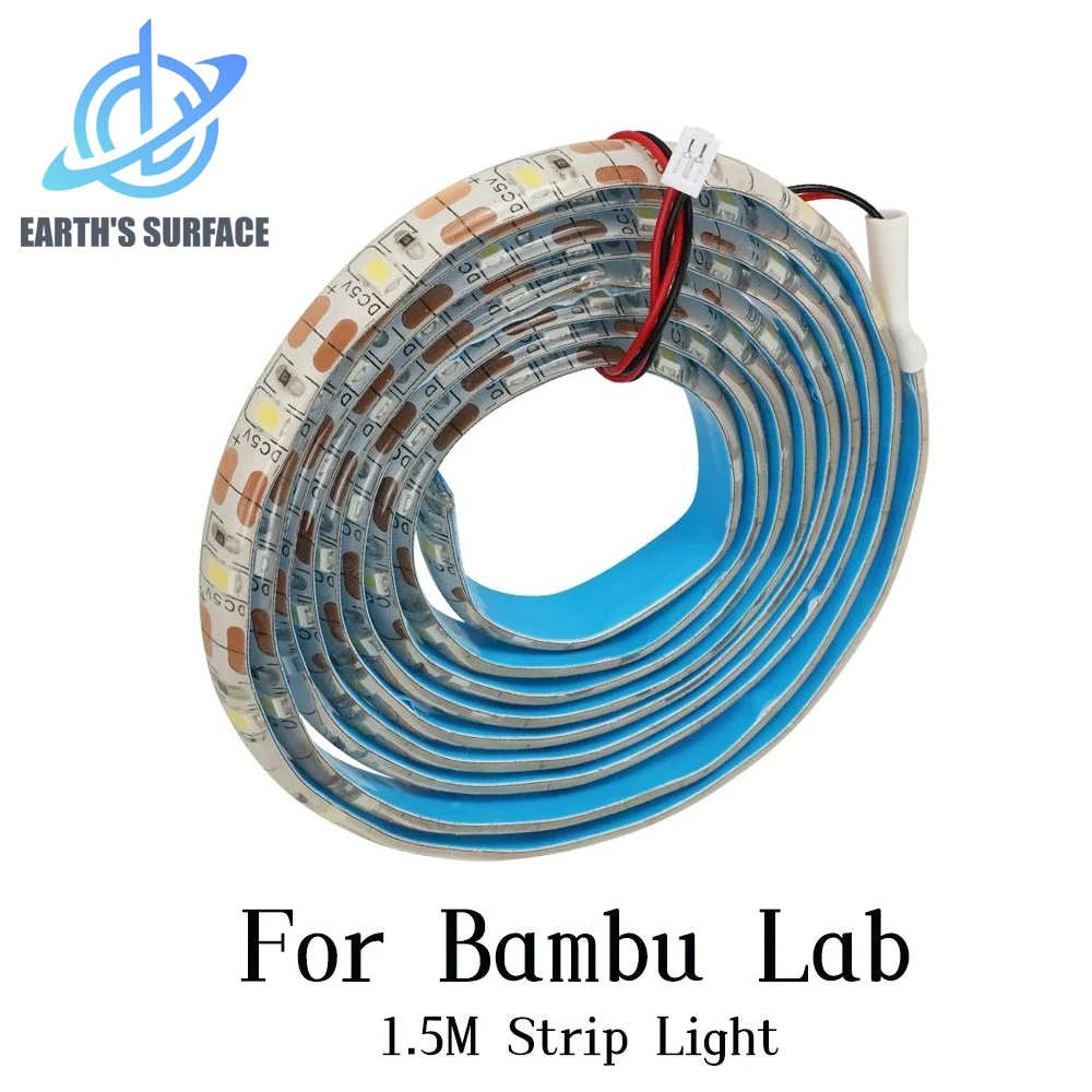 DB-3D Printer LED Light Bar Kit LED Lights Strip For Bambu Lab P1P P1S X1C.5V 150cm IP44 Waterproof Lighting Lamp For Bambulab