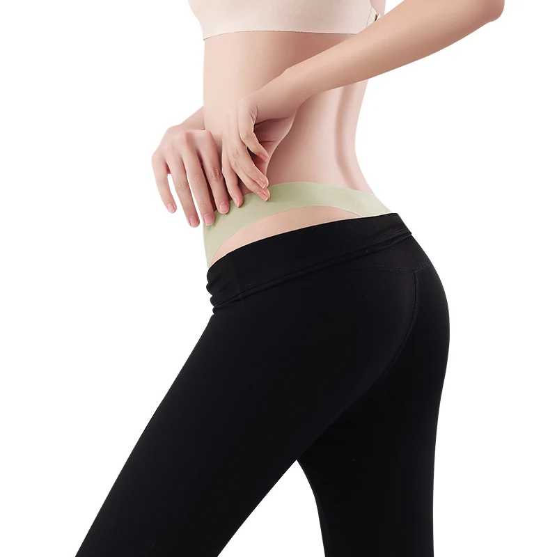 Бесшовные трусики для йоги для женщин, спортивные стринги, трусики из ледяного шелка, нижнее белье, сексуальное горячее женское нижнее белье, трусы, прозрачные Linergie