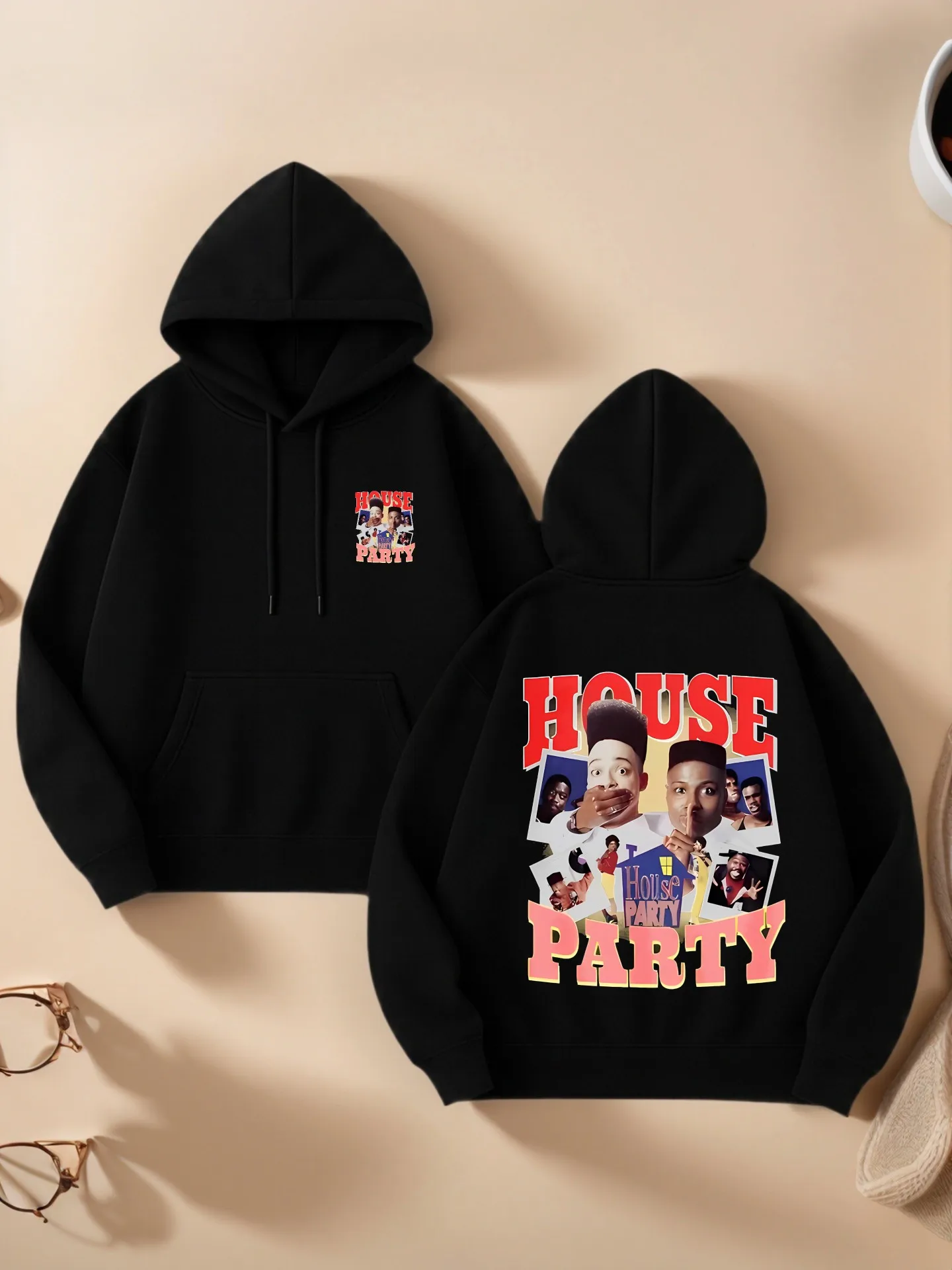 Grafische hoodie dames, vintage grafische print, casual streetwear-stijl, zachte stof, casual dagelijkse kleding, voor jonge mannen en vrouwen