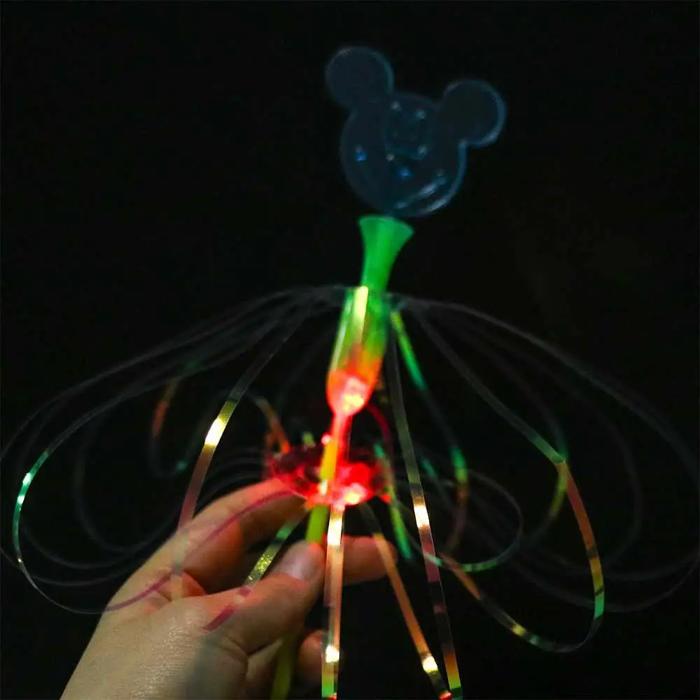 Cheering Stick Kids Light-Up Wand Children's LED Magic Fairy Stick Luminous Stick Toy Rainbow Magic Stick Magic Glow Stick