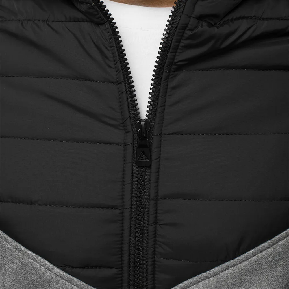 Color Blocking Cardigan Coat Hk Heckler Koch No Compromise Walking at the forefront of Fashion Distinctive Personality Jacket view 5