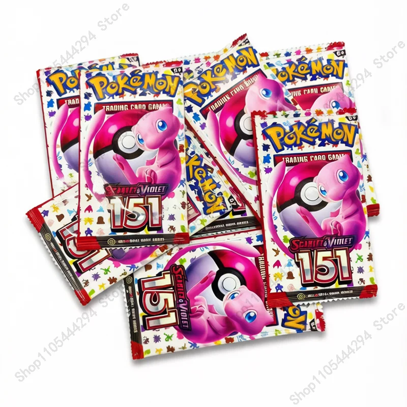 

360Pcs English Version Pokemon TCG Scarlet & Violet 151 Booster Bundle Edition Trading Cards Anime Collection Card Toy Gift