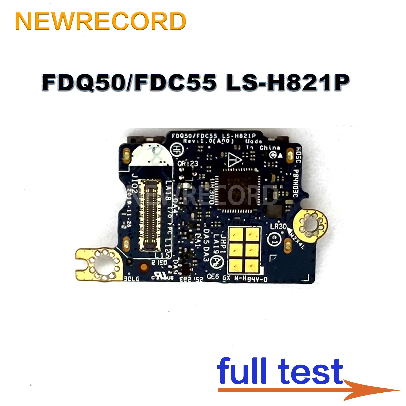 

For Dell XPS 15 9500 Pricesion 5550 SD card Audio Reader Board With FDQ50/FDC55 LS-H821P CN-0H2HGT 0H2HGT H2HGT