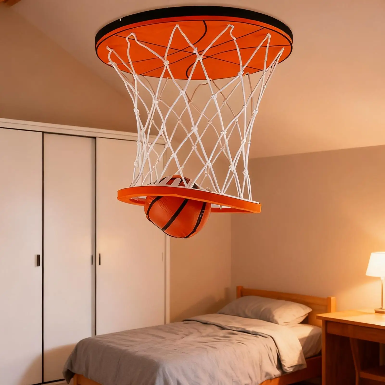 Cerceau de basket-ball au plafond, jouet de but au plafond, jouet d'exercice amusant pour intérieur et extérieur, chambre à coucher, fête, école, dortoir pour enfants