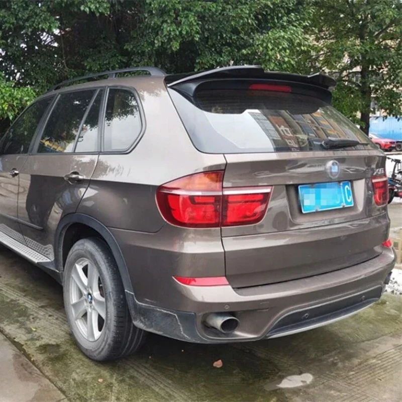 

2006 2007 2008 2009 2010 2011 2012 2013 2014 For BMW X5 E70 Rear Roof Spoiler Wing Lip Cover By High Quality ABS Body Kit