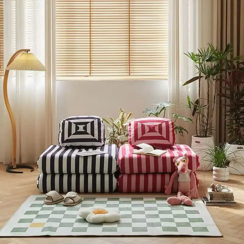 

Lazy Sofa Bed – Removable Washable Fabric Tatami Sofa for Balcony, Bedroom & Small Apartment Living Room Furniture