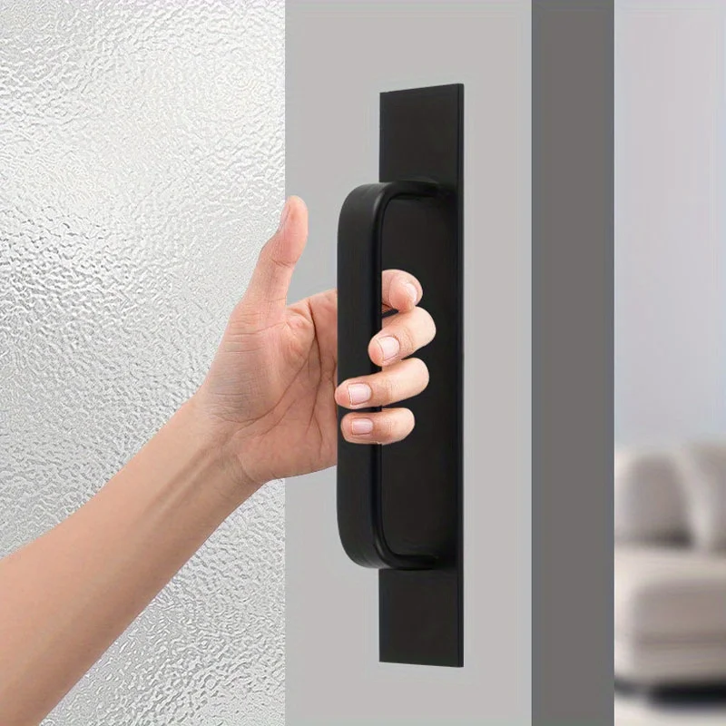 알루미늄 합금 발코니 유리 이동 자체 접착 표면 장착 손잡이 및 당김 손잡이, 나무 문짝 창 손잡이, 4 개