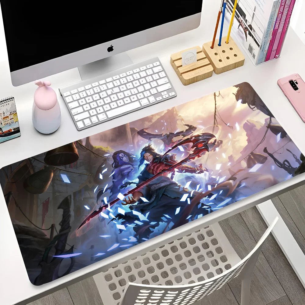 1pc LOL Kayn Non-slip Mouse Pad Suitable For Office Computers Laptops E-sports Game Desk Mats XXL Keyboard