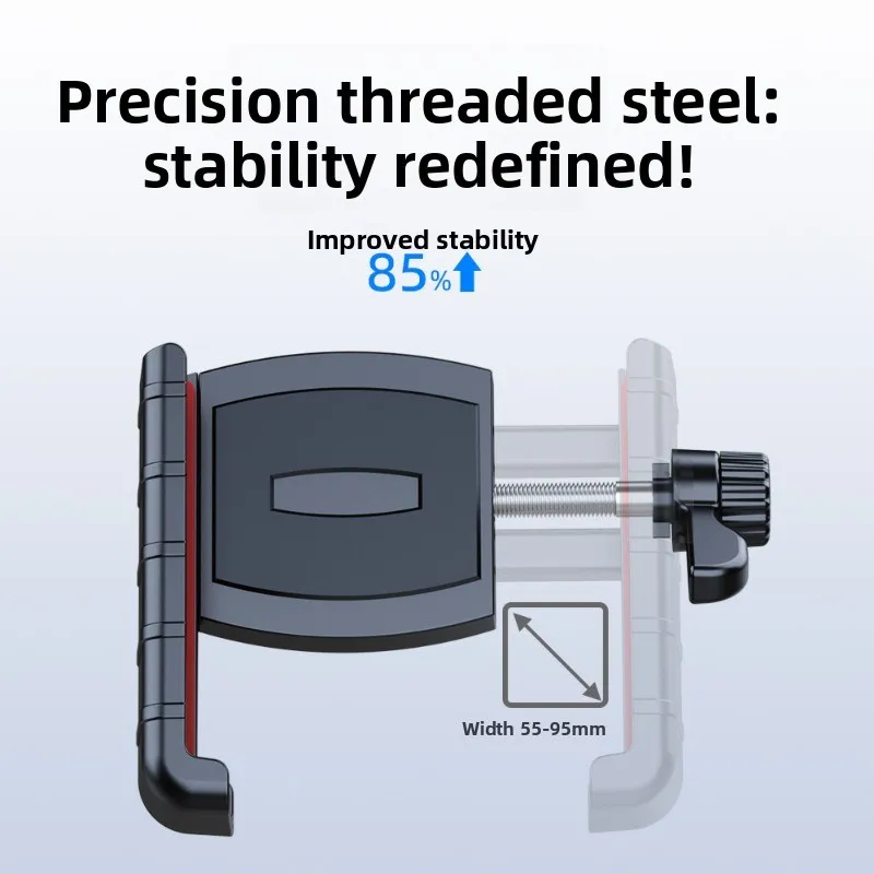 360 ° تدوير دراجة نارية الهاتف جبل لا كتلة الكاميرا بولي TPU الاهتزاز المرطب الدراجة الهاتف جبل المقود دراجة نارية الملحقات