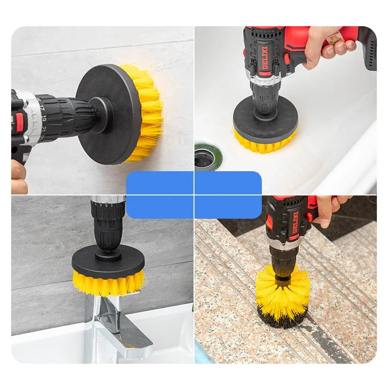 Electric Drill Brush Head Furniture Cleaning Floor Tile Carpet Clean Brush Car Electric Clean Brush Electric Drill Brush Clean