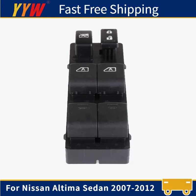 

Главный переключатель стеклоподъемника для Nissan Altima Sedan 2007-2012, кнопка подъема стекла, автомобильные аксессуары 25401-ZN50C