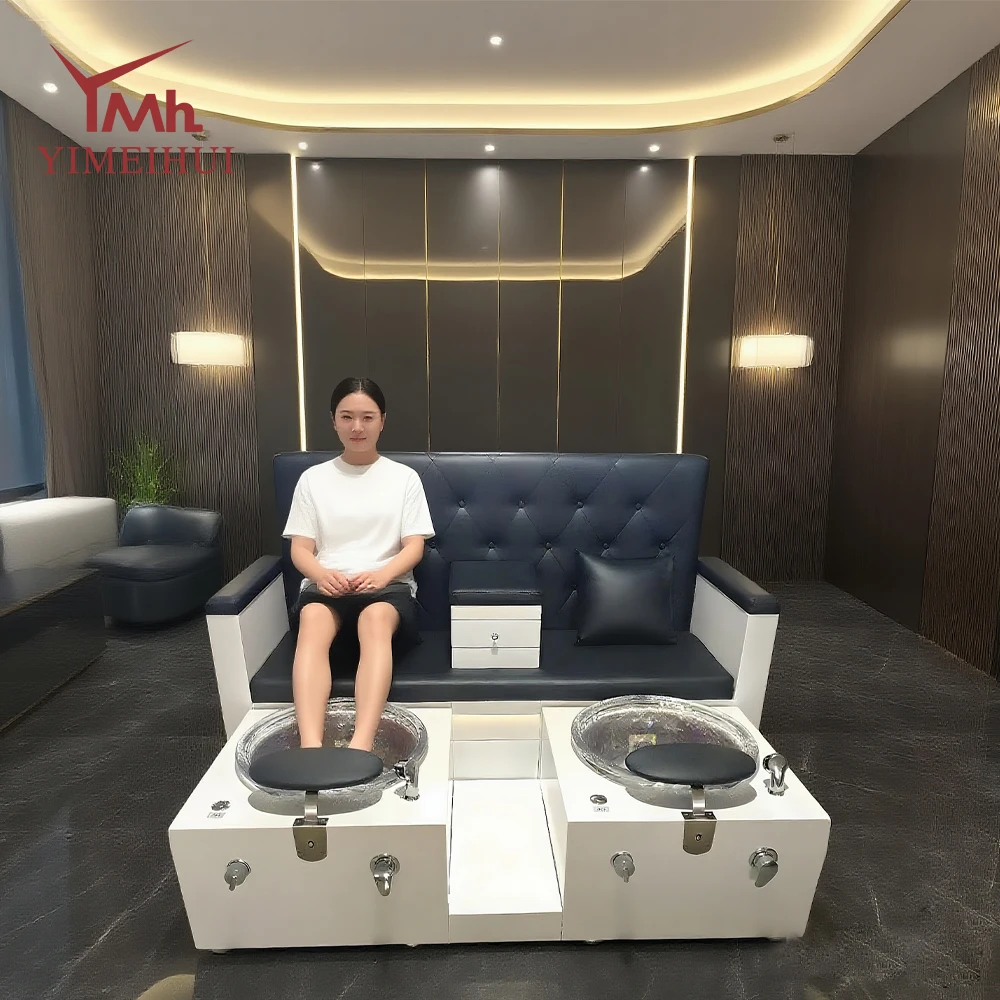 Kursi Spa Pedikur Modern Warna Kustom Desain Tahan Lama dan Portabel dengan Detail Buatan Tangan untuk Penggunaan di Mal