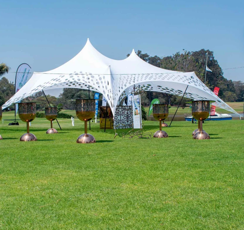 Custom 10x10 Ft. 3x3 M 580 USD/sq.ft. China Supplier 100 People Outdoor Wedding Party Tent Cheese Stretch Tent