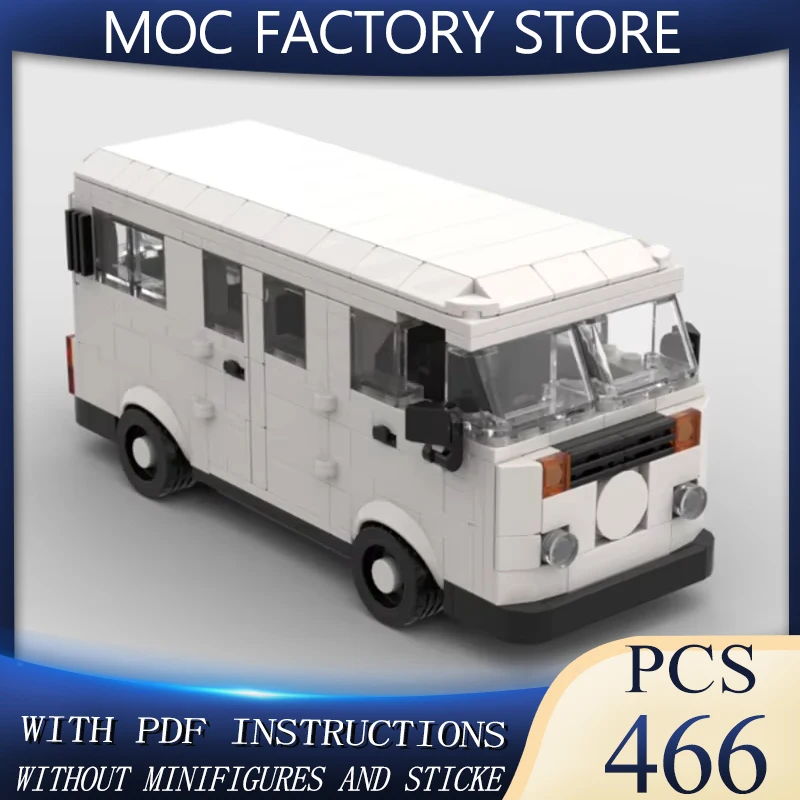 

City Vehicles Model Moc Building Bricks Urban Minibus T2 1997 Technology Modular Blocks Gifts Christmas Toys DIY Sets Assembly