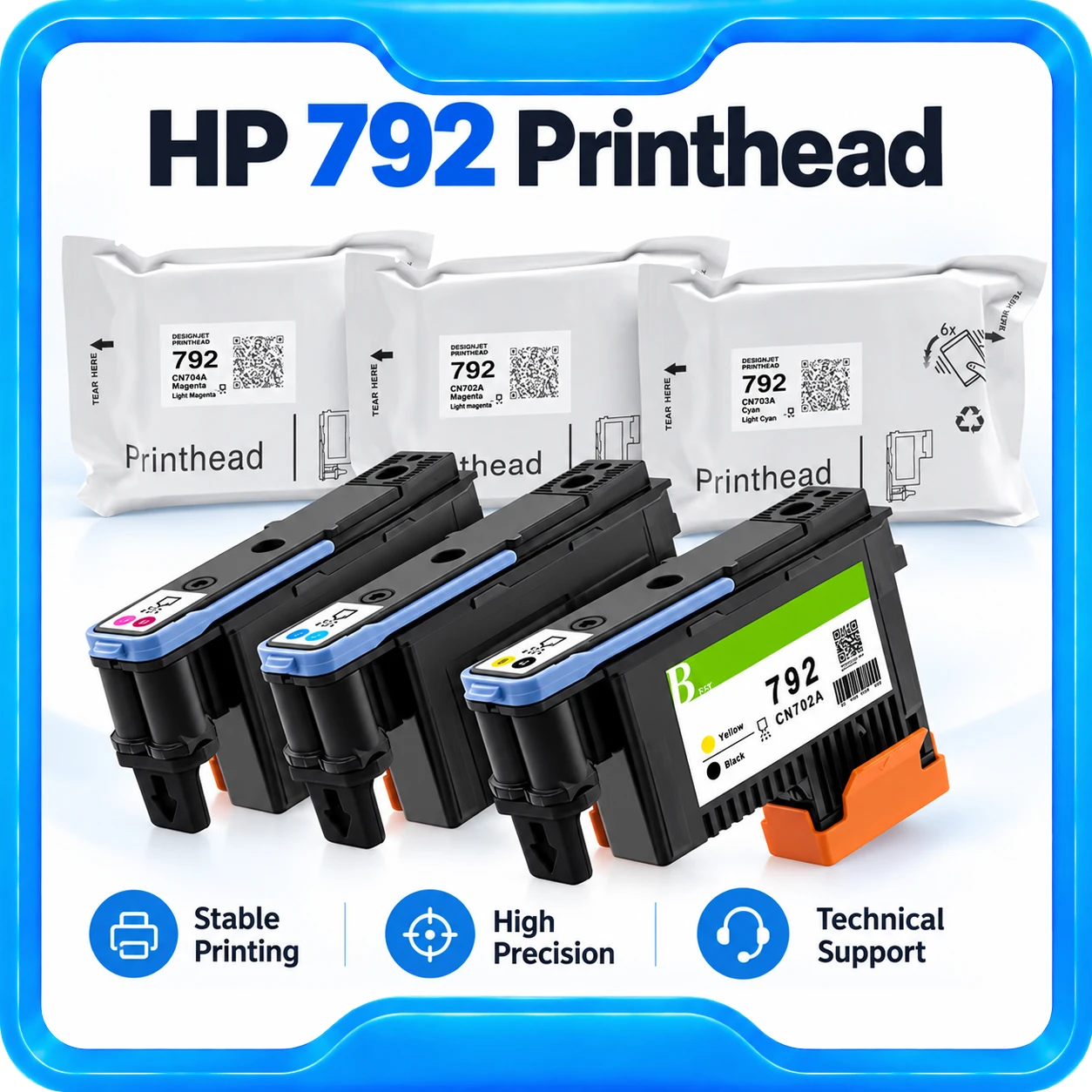 792 Printhead For HP Latex 210 260 280 Designjet L26100 L26500 L28500 Printer CN702A CN703A CN703A Print Head