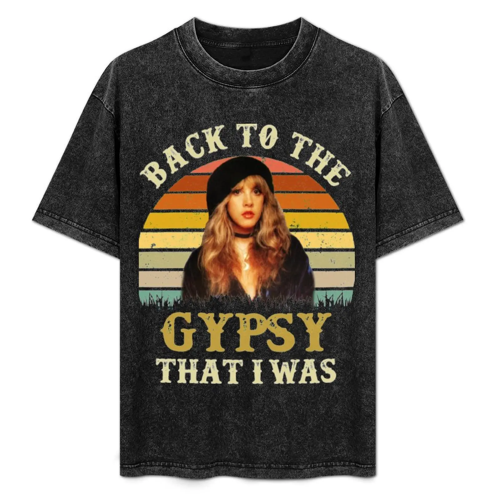 back to gypsy that i was stevie-nick T-Shirt man clothes vintage graphic tee t shirts for men graphic