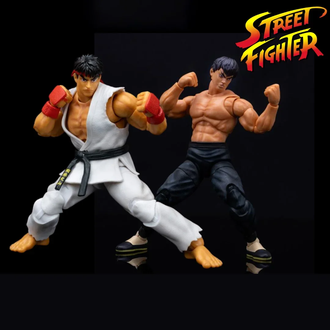 

[В наличии] Jada Toys Street Fighter 1/12 6-дюймовая экшн-фигурка Ryu Fei-Long, аниме коллекция хобби, бесплатная доставка, модель игрушки