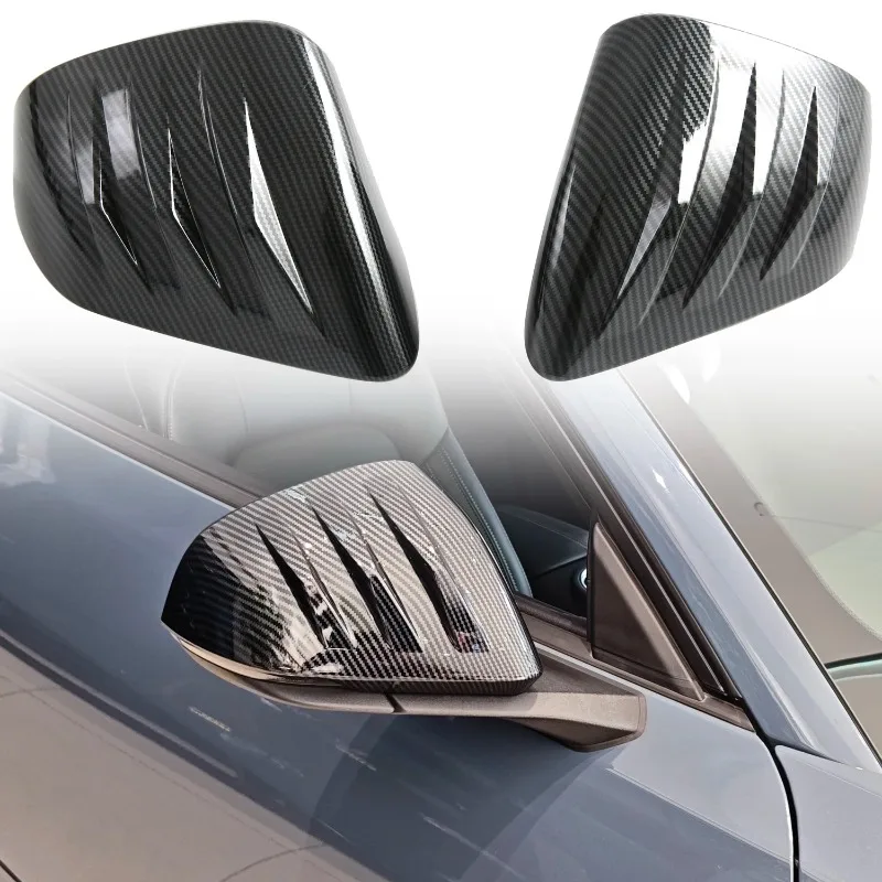 

Fits for Ford Mustang 2024 2025 ABS Side Rearview Mirrors Decoration Cover Trim Car-Styling Exterior Parts Accessories