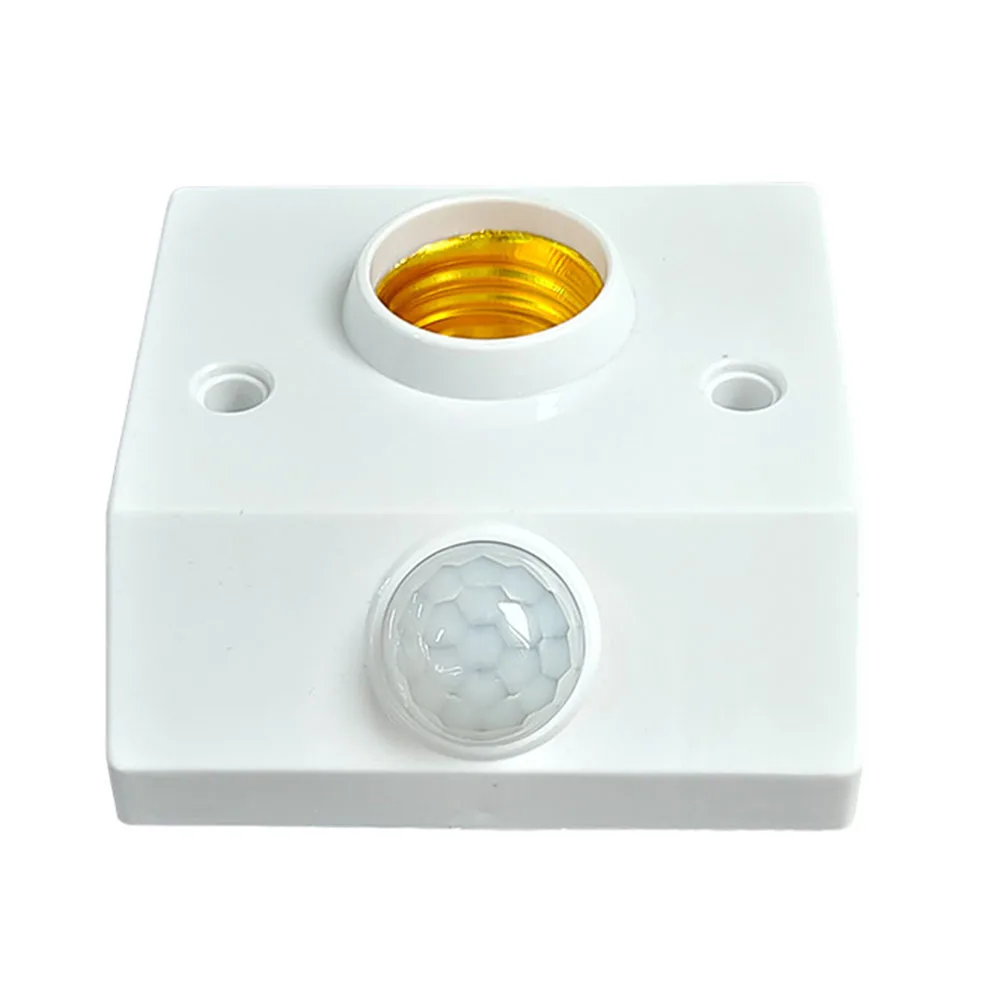 Infrared Motion Sensing E27 Lamp Socket Holder for Automatic Lighting Control in Residential and Commercial Spaces