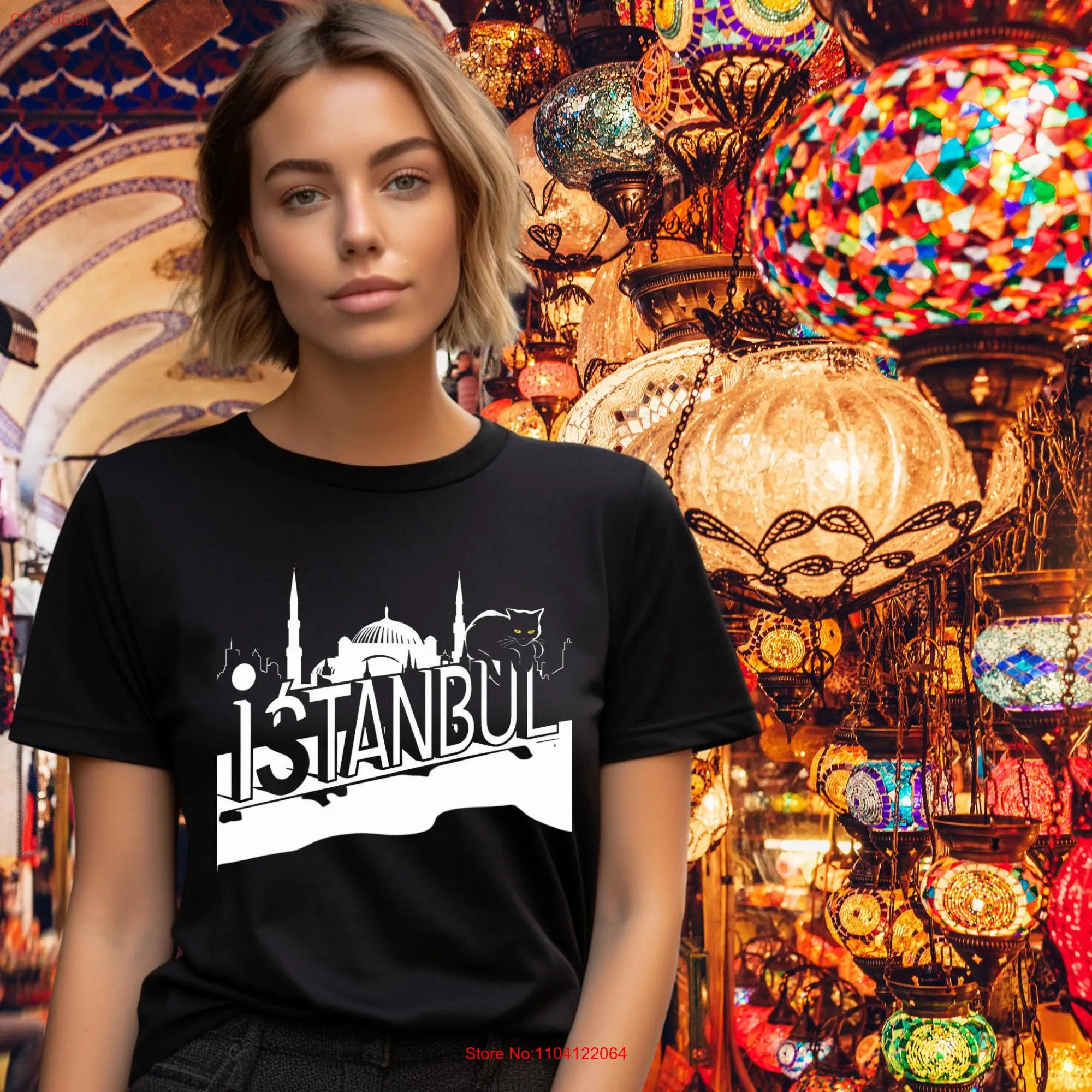 City silhouette Turkish Journey tee Bosphorus Fashion Love Style Travel Apparel istanbul shirt long or short sleeves