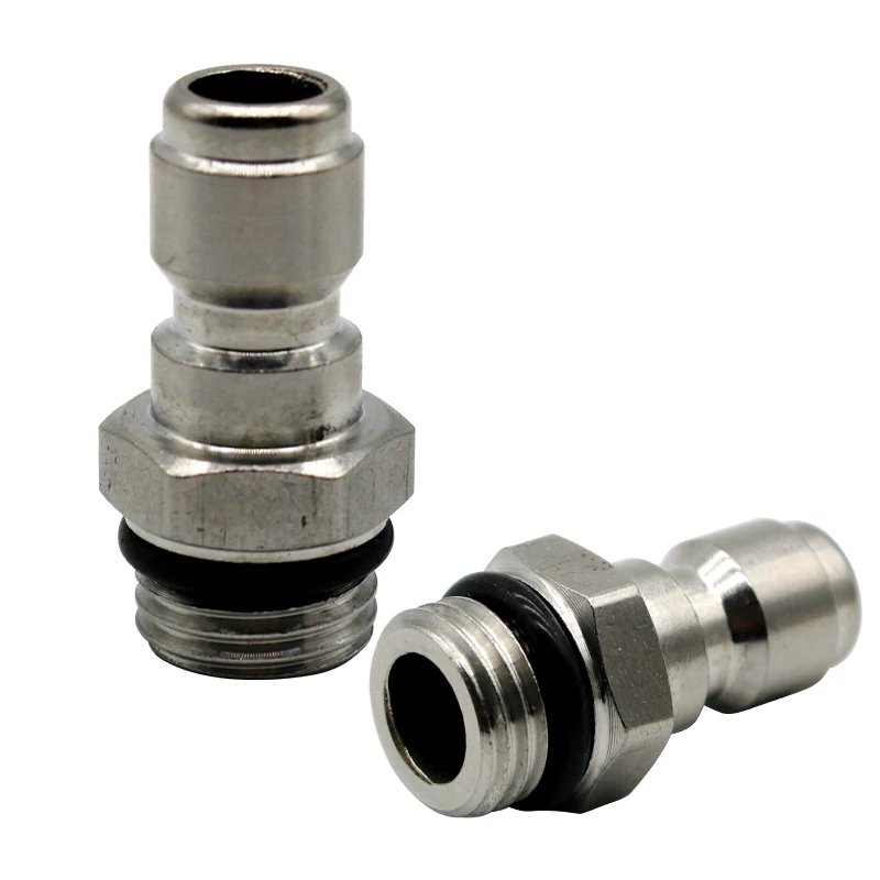 Conector De Latão Lavadora De Alta Pressão, Adaptador De Lavagem Fêmea, Conexão Rápida com Rosca M14 * 1.5, 1/4 pol