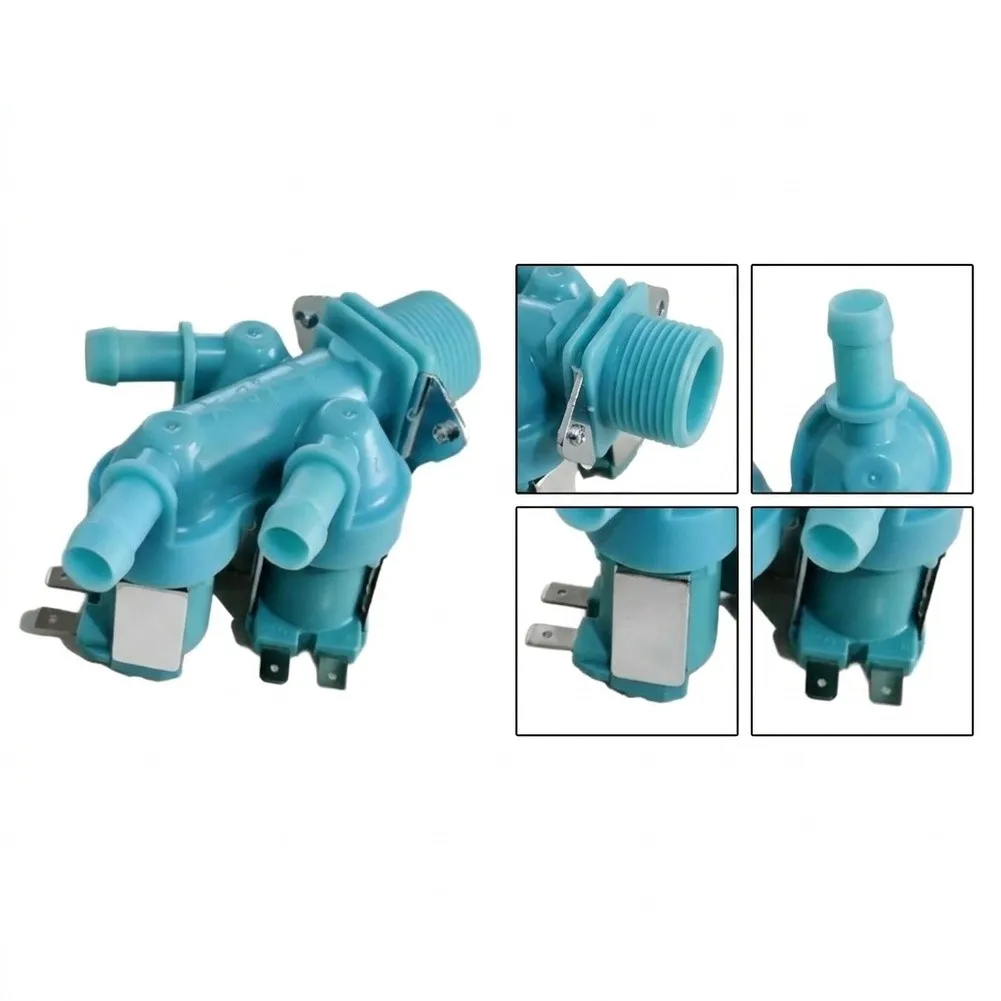 For Washing Machine Repair Washing Machine Inlet Valve 3-way Magnetic Valve Valve 7.9cm Metal And Brass Construction