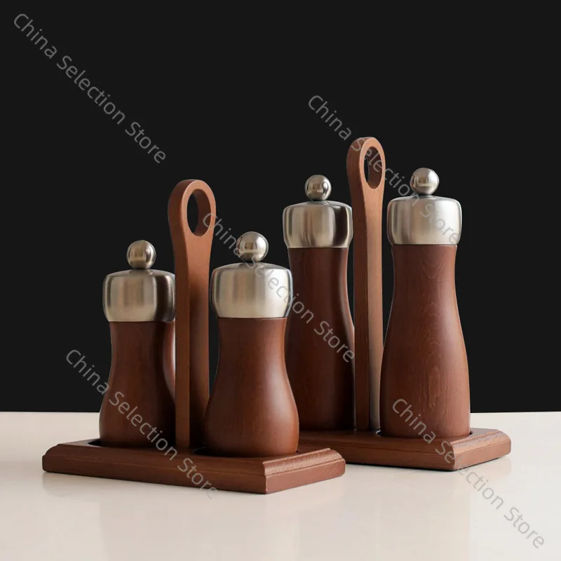 

Pepper mill manual grinder, pepper sea salt grinding carbon steel core