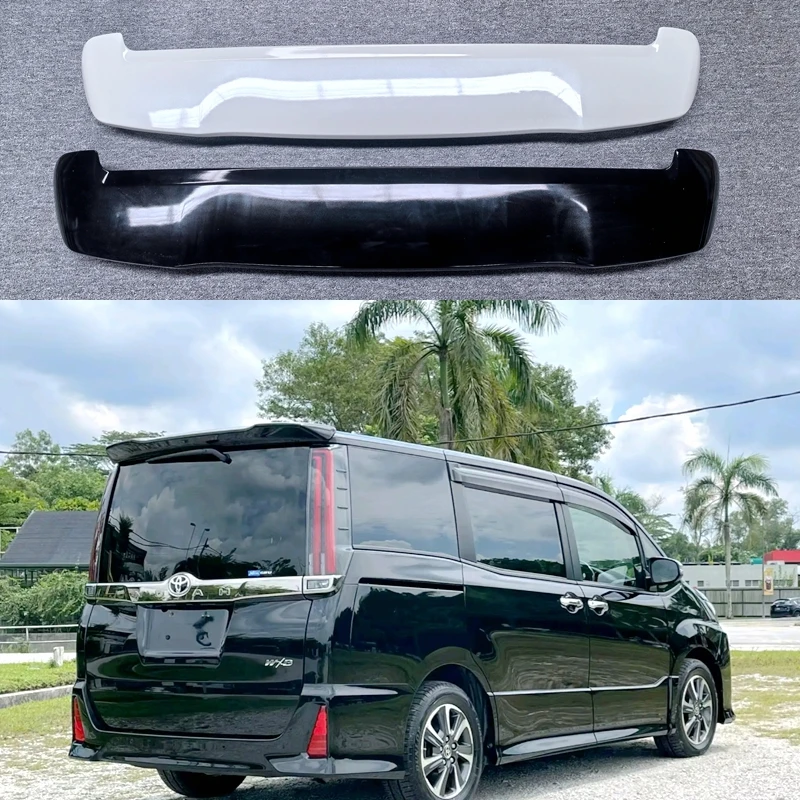 Tylny Spoiler dachowy samochodu Toyota Noah Voxy 2013 do 2022 wysokiej jakości ABS DIY kolor tylny spojler na górne drzwi bagażn