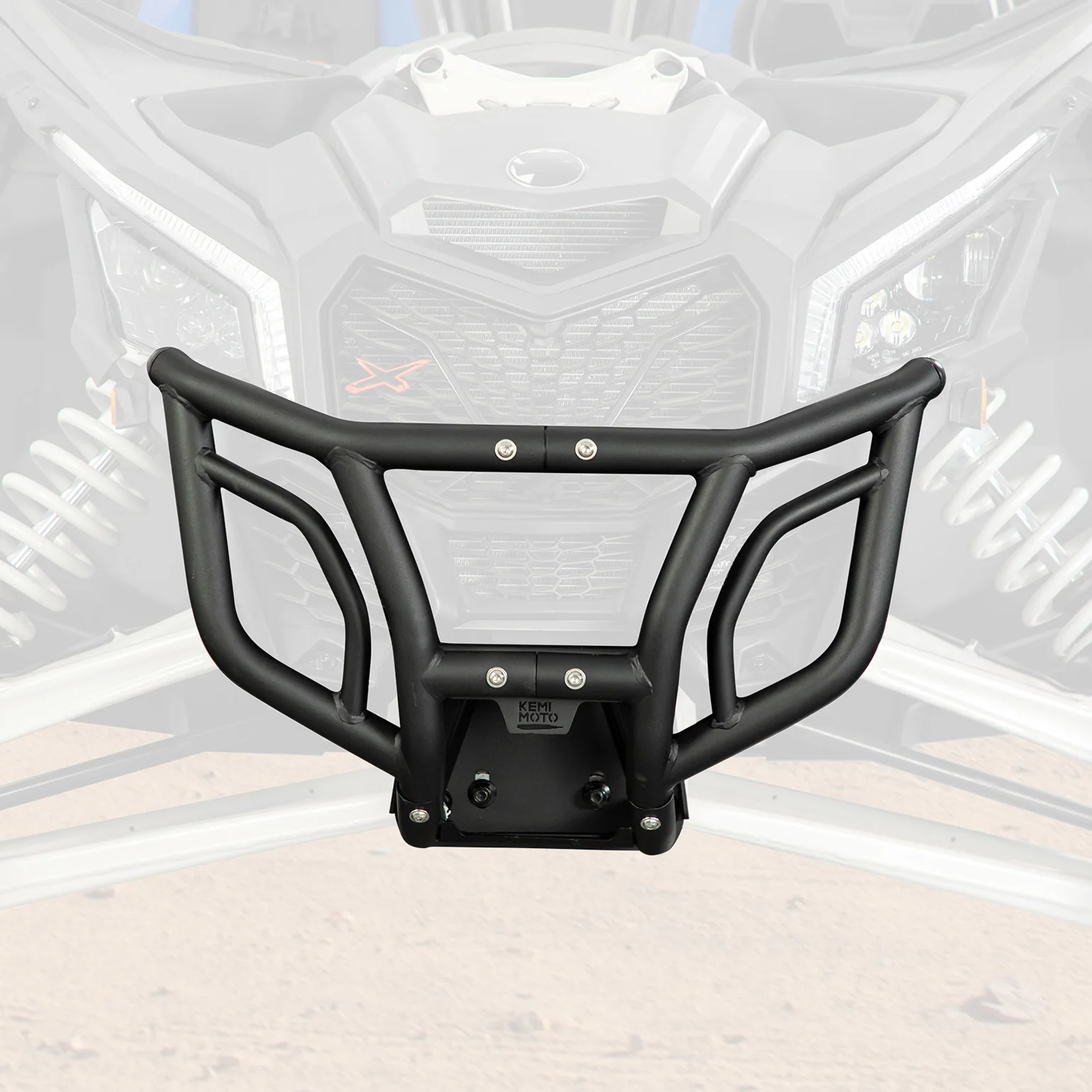 

UTV Metal Front Bumper w/ Spotlight Mountable 715002878 for Can-am Maverick X3 Max R RR 4x4 XMR XDS XRC XRS DS RS Turbo DPS 900