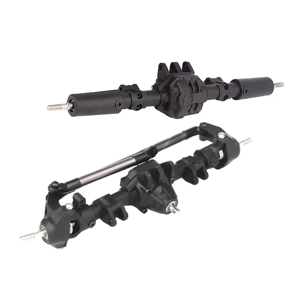 RC Car Accessories Metal Front Rear Axle Kit Crawler Upgrade for SCX10 II 90046 90047 1 10 Chassis Handling and Durability