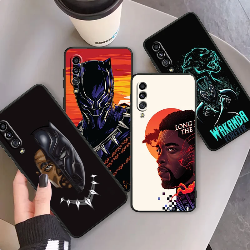 

Black Panther Marvel Fashion For Samsung A53 A52 A33 A32 A51 A71 A21S A13 A73 A50 A22 A23 A03 A72 A54 A12 5G Black Back