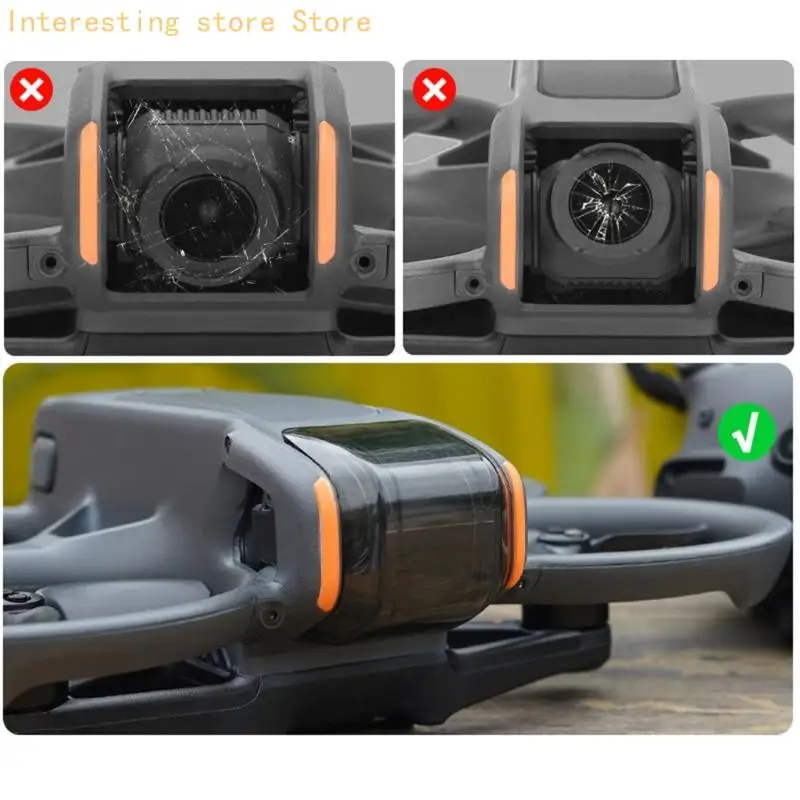 Gimbals Objektivdeckel für Avata2-Drohnenkamera, kratzfeste Schutzfolien 55KC – Detail 5