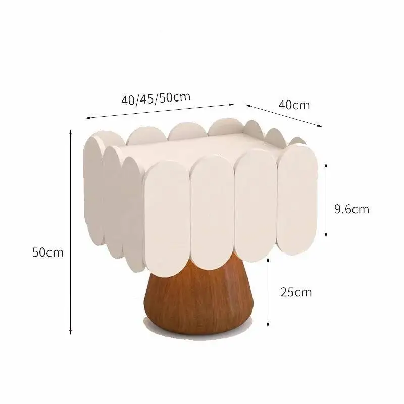 

ExquisiteModern Versatile Table Bedside Trendy Luxury Simple Night Table Classic Glamour Mesa De Cama Bedroom Furniture