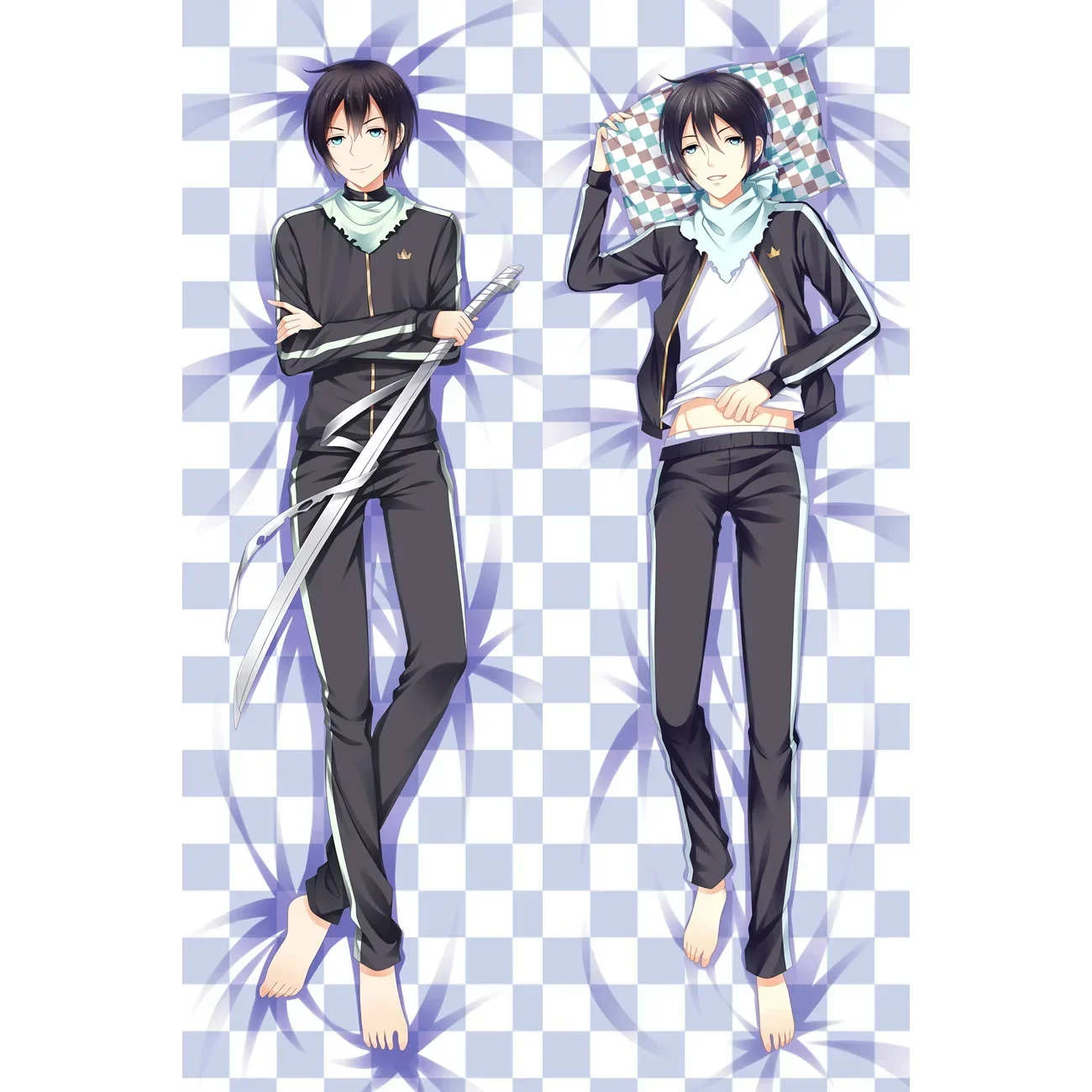 Noragami Pillow Case Anime Dakimakura Waifu Otaku Hugging Body Yato Pillowcase Cosplay Customize Cover Long Cushion Double Print