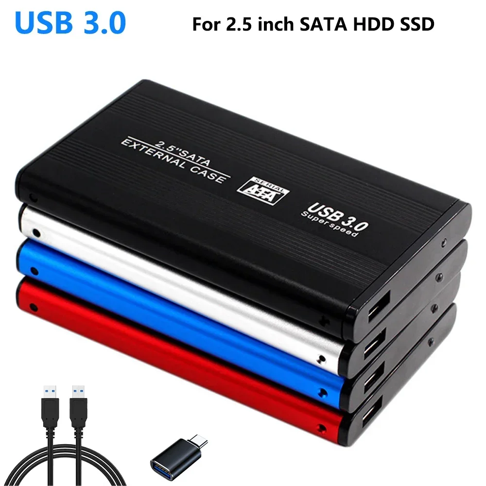 2.5 Inch SATA  HDD SSD Enclosure USB 3.0 High Speed  Aluminum Box for Sata Hard Disk External HD Case For PC Laptop PS4/5