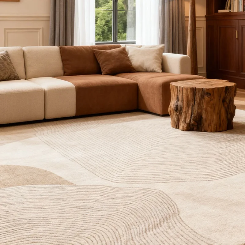 

Large 200x300cm Cream Sofa Carpet Washable Non Slip Rug for Bedroom Living Room